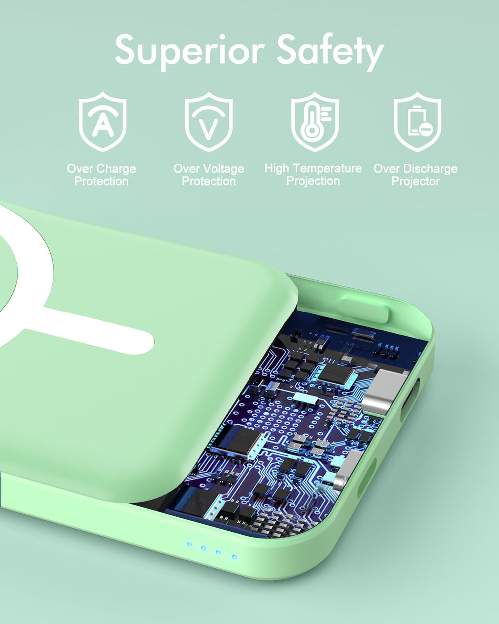 Podoru safety feature system protects devices during charging sessions