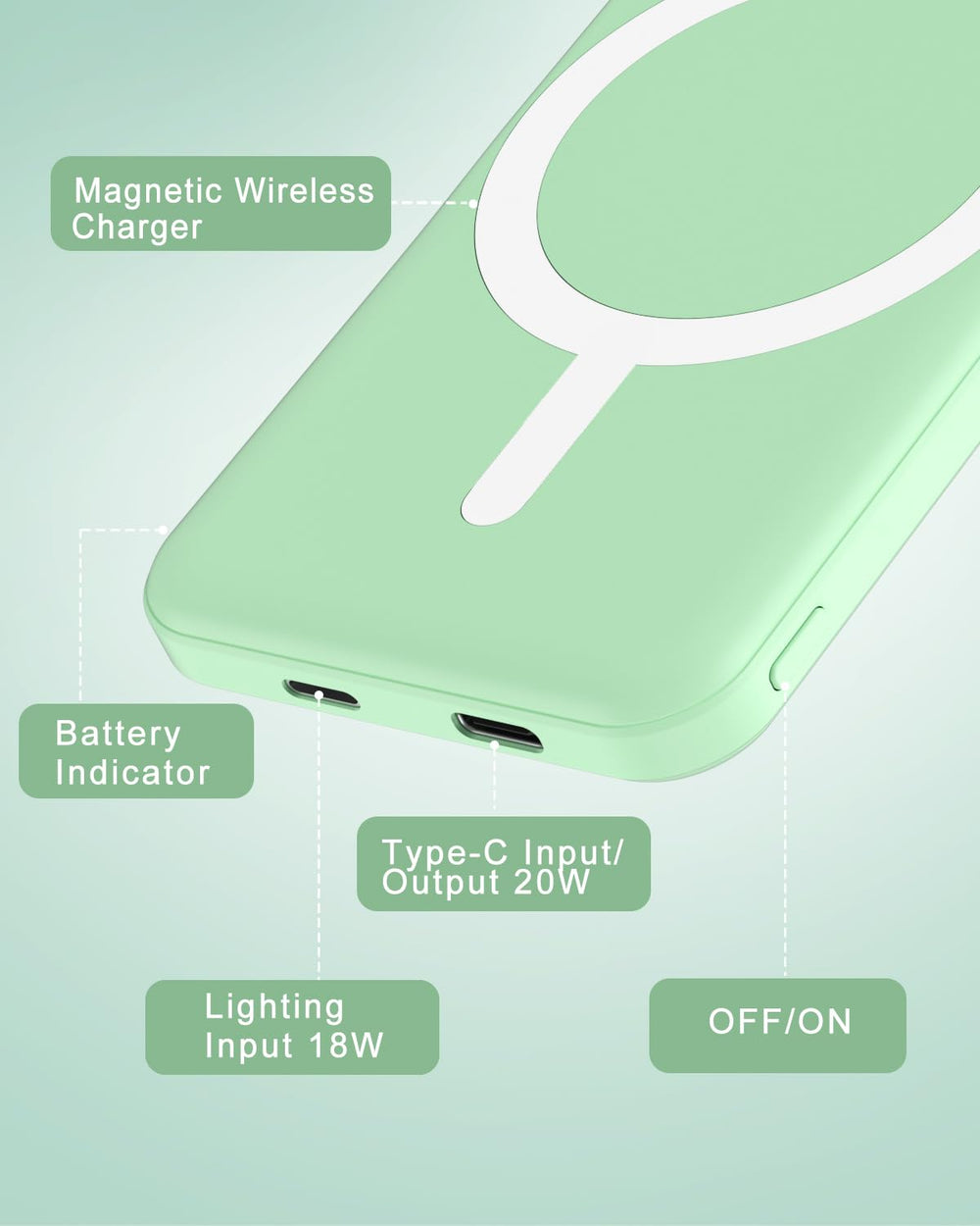 Podoru offers both wireless and wired charging for flexibility