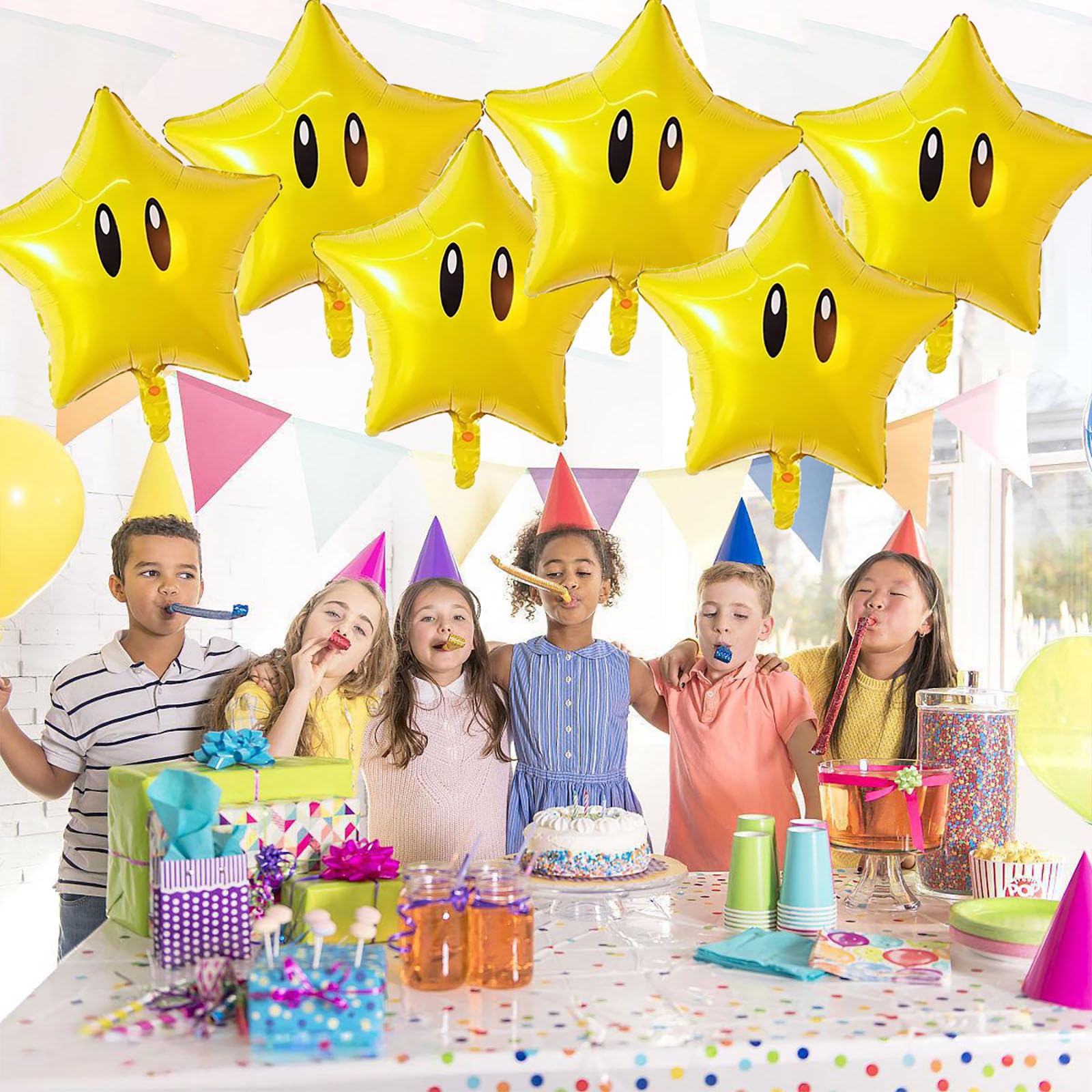 POFLWO reusable foil balloons can be deflated and saved