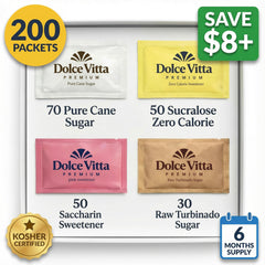 POGALIGHT Pure Cane Sugar packets for classic sweetness in coffee.