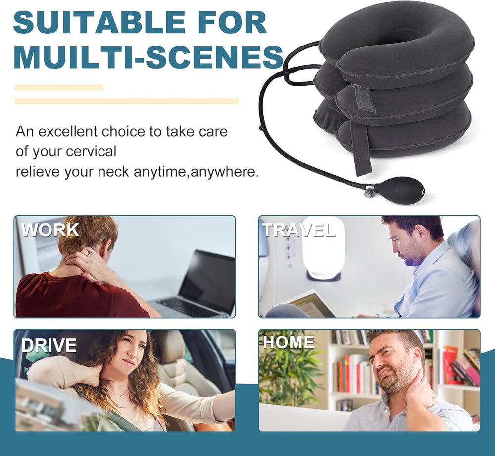 Pogcay neck stretcher ergonomic design fits the natural neck curve.