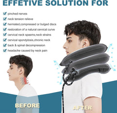 Pogcay neck stretcher with Velcro straps for a customizable fit.