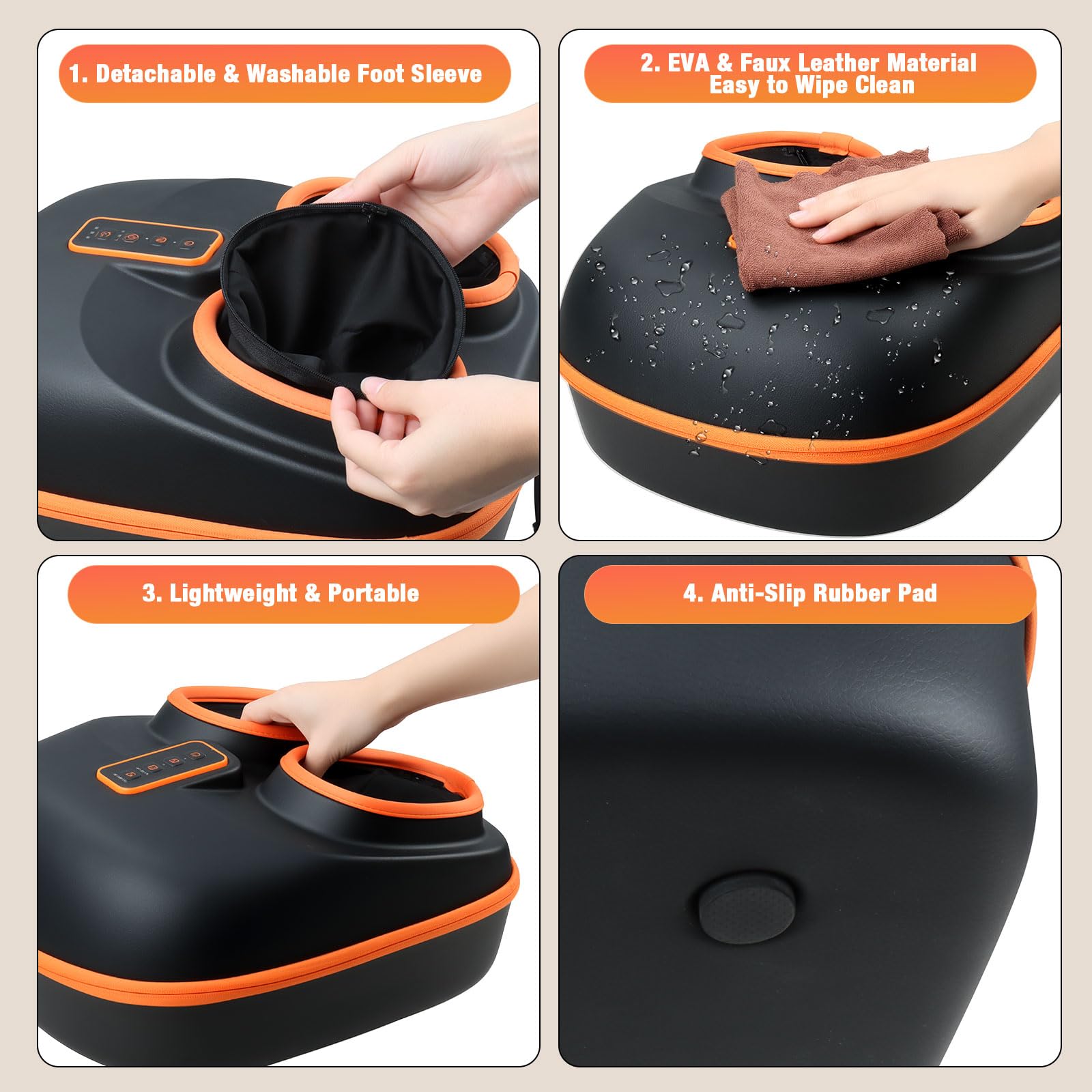 Auto shut-off at 15 minutes ensures safe, worry-free sessions.