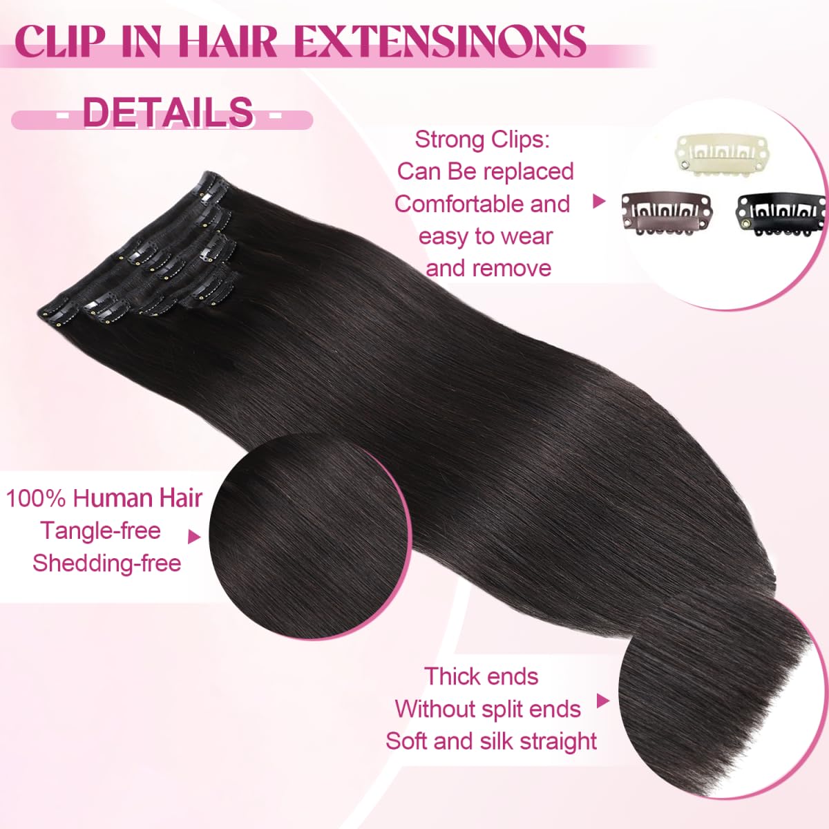 Double weft construction enhances durability and secure wear.