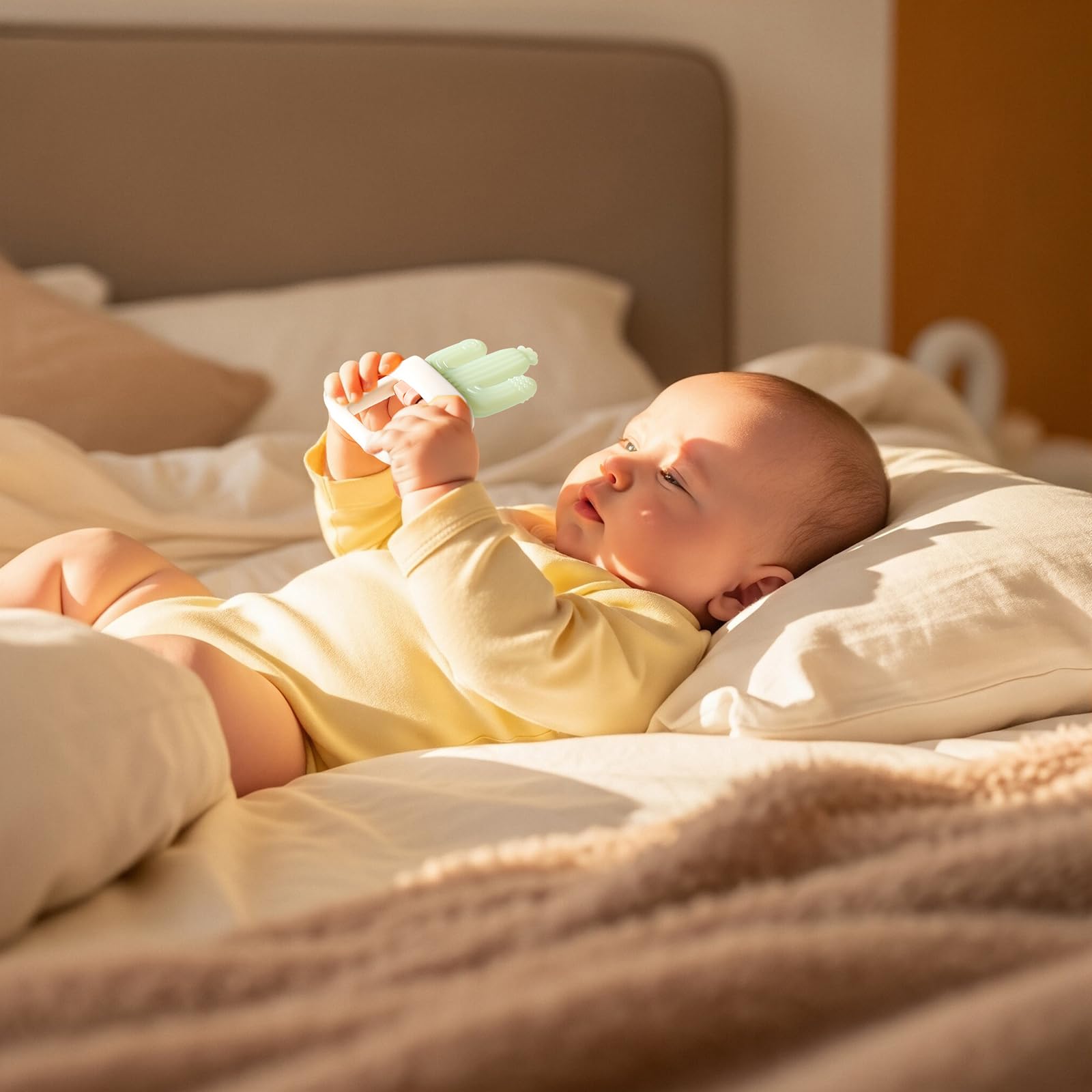 POIKSHARK dishwasher-safe teether offers quick cleanup after use.