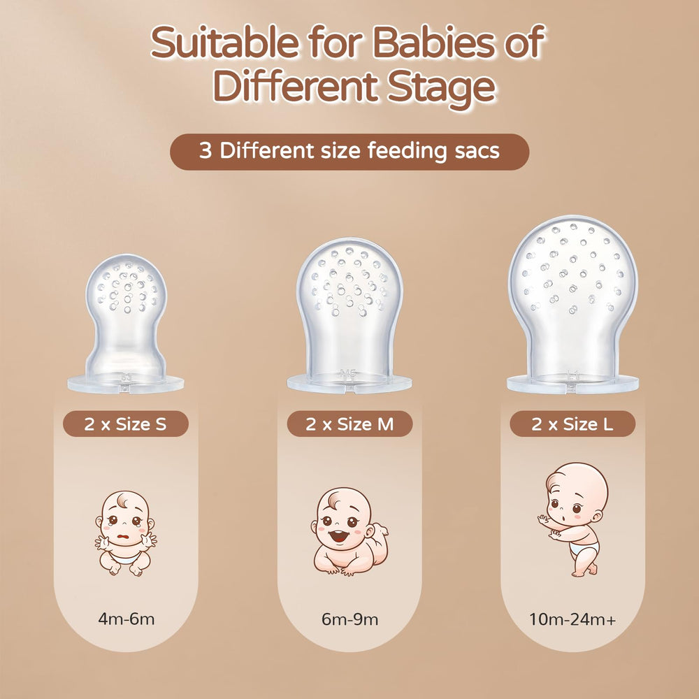 POIKSHARK silicone teether with soft handle soothes teething safely