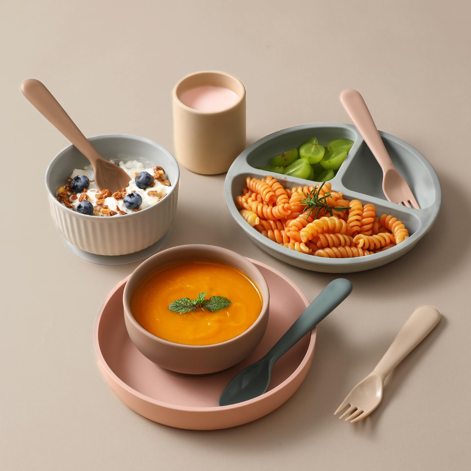 POIKSHARK mealtime joy with vibrant toddler utensils