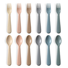 POIKSHARK toddler spoons for easy self-feeding at meals