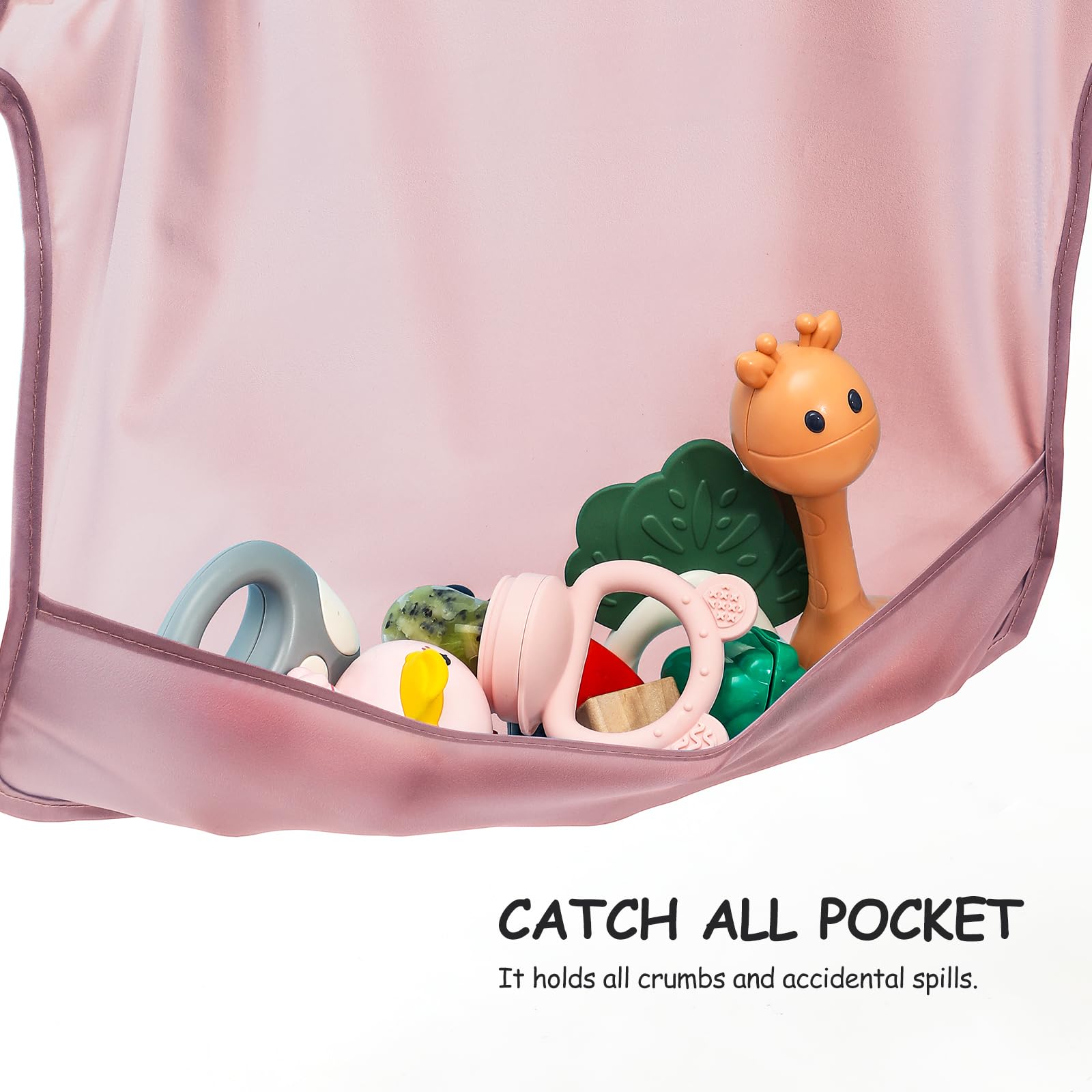 POIKSHARK wipe-clean fabric makes cleanup quick after meals.