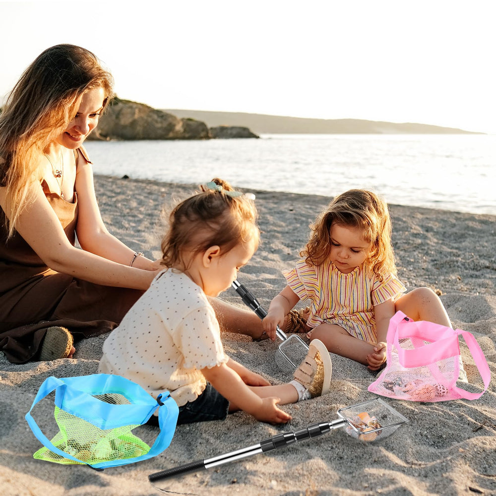 POILKMNI sand sifter head mesh designed to separate shells from sand