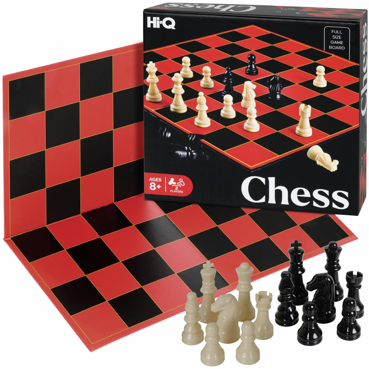 Point Games HI-Q Classic chess board setup for family play and learning