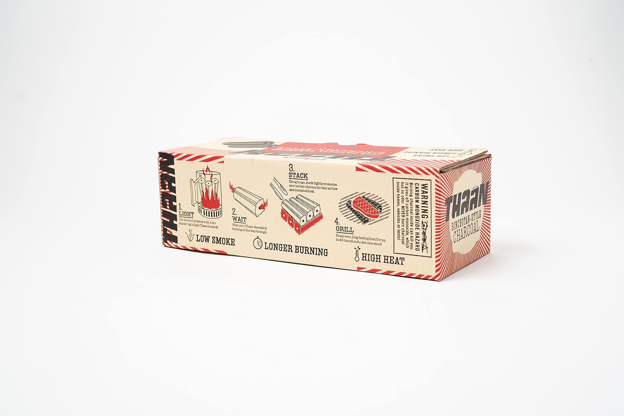 Pok-Pok Thaan Charcoal bag emphasizes burn time for steady cooks