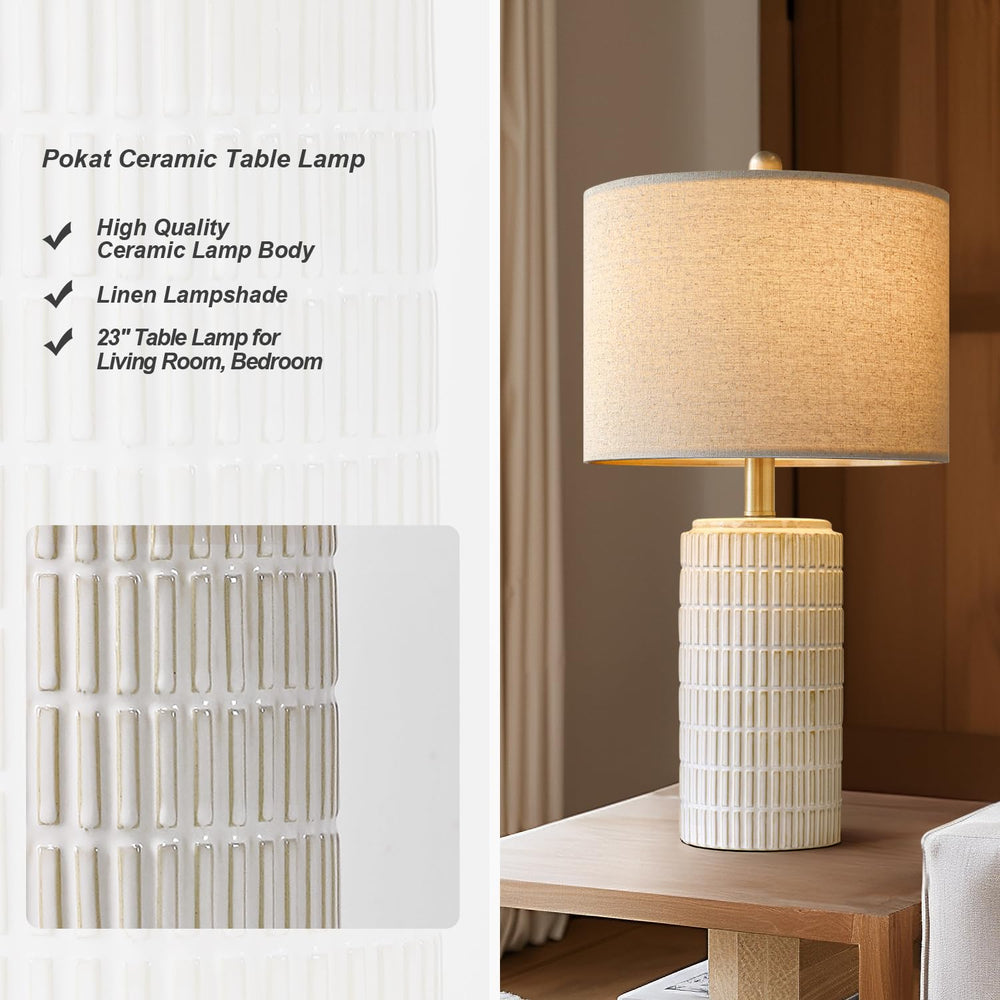 Durable PoKat ceramic construction resists scratches for long-lasting lighting
