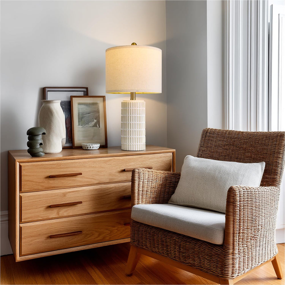 PoKat nightstand lamp in compact 20.75 inch height for cozy bedrooms