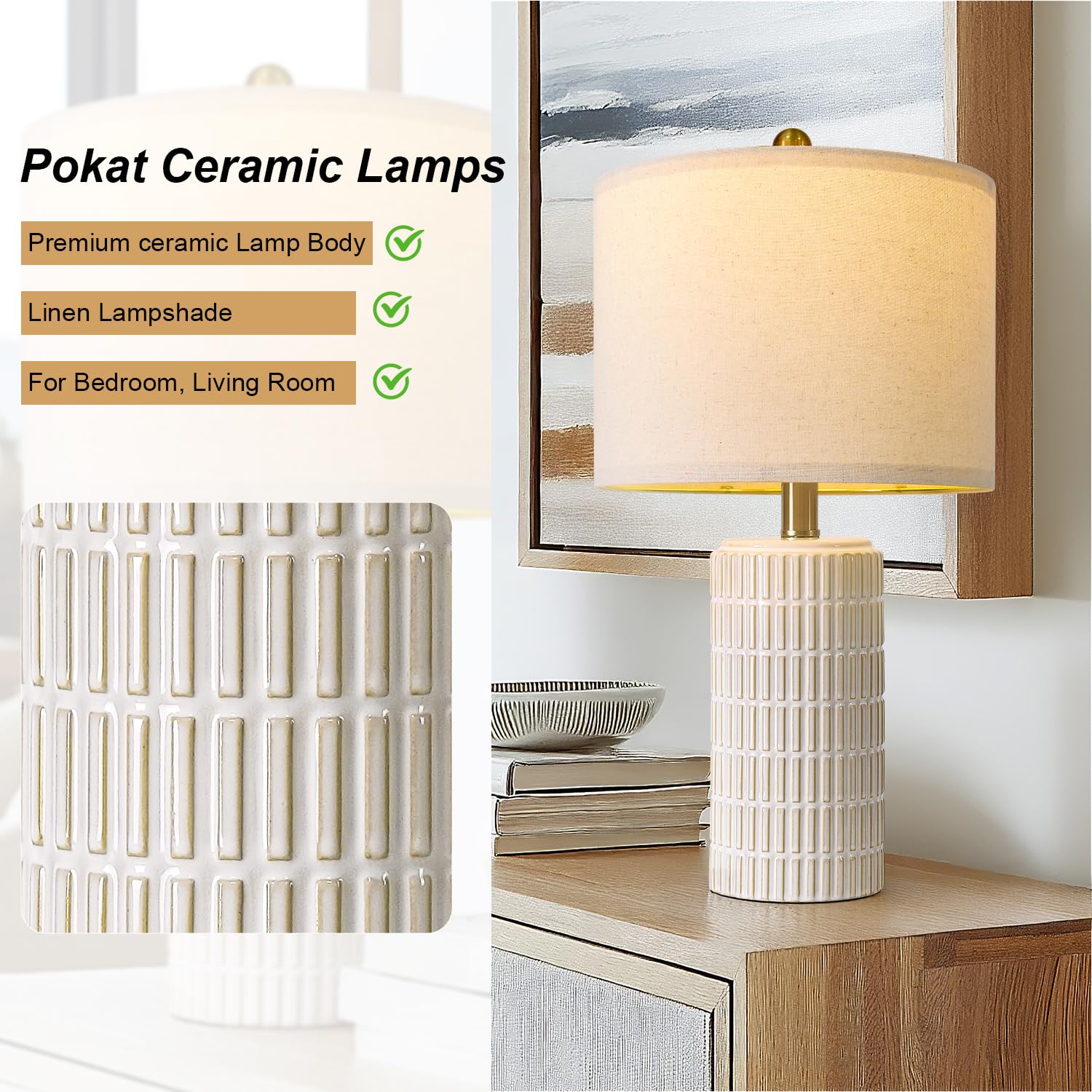 PoKat lamp with easy setup materials and included installation guide