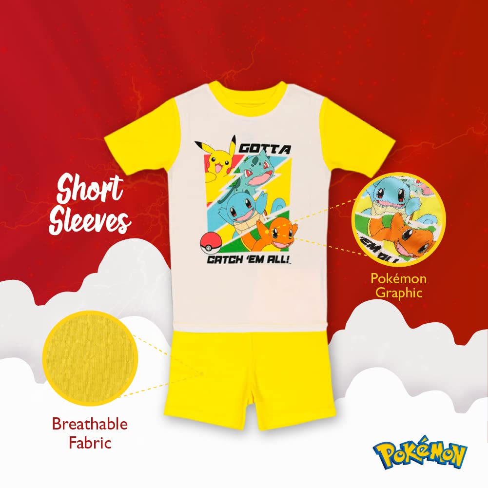 Pokemon Boys Pajamas footless pants keep feet free for quick moves