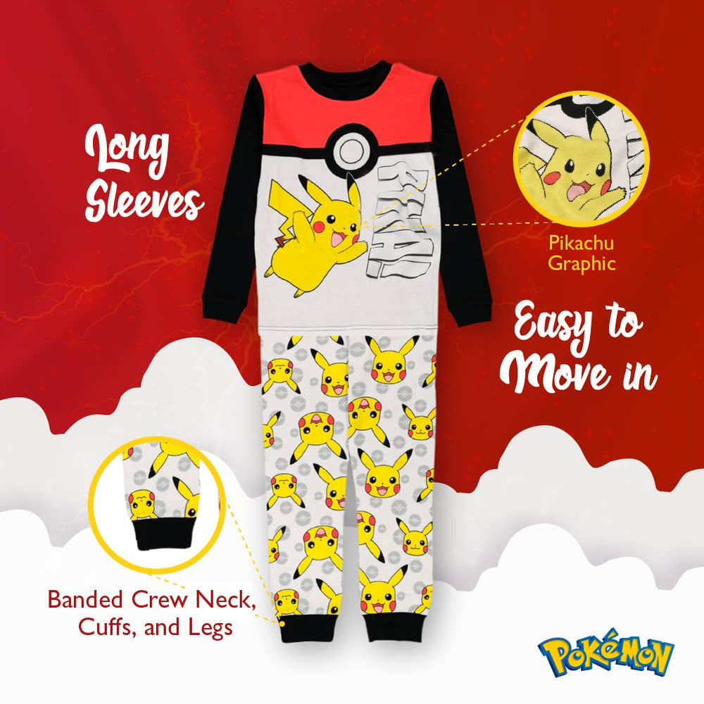 Pokemon Boys pajama shorts for warm nights and easy dressing.