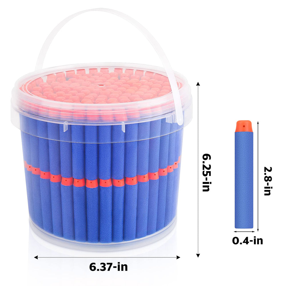 Pokiiulk Nerf darts compatibility demonstrates easy fit with Nerf guns for smooth battles.