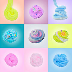 dual-colored slime containers by pokujyrt show unique designs and variety