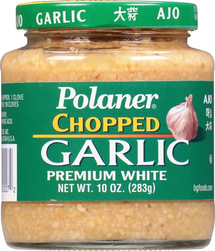 Polaner Crisp garlic flavor close-up, ideal for flavorful dishes.
