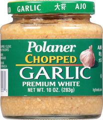 Polaner Crisp garlic flavor close-up, ideal for flavorful dishes.