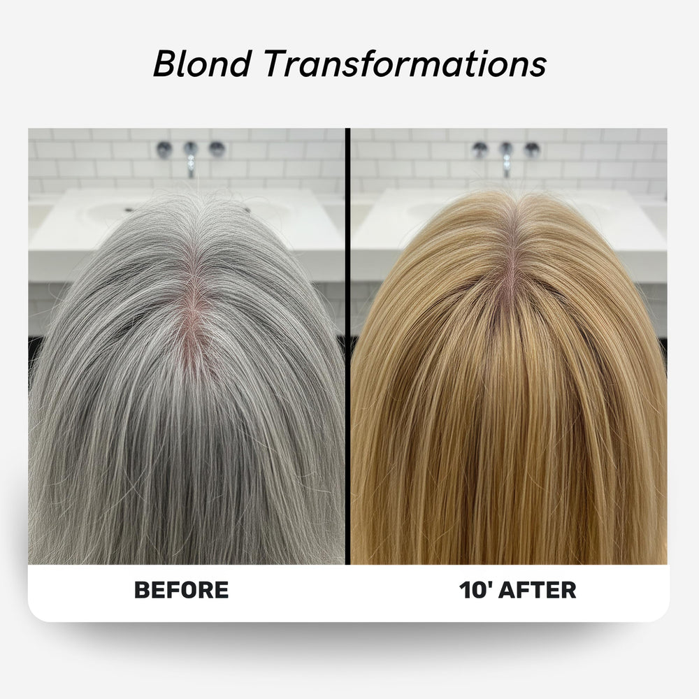 Polar Haircare color swatches illustrating natural blonde options
