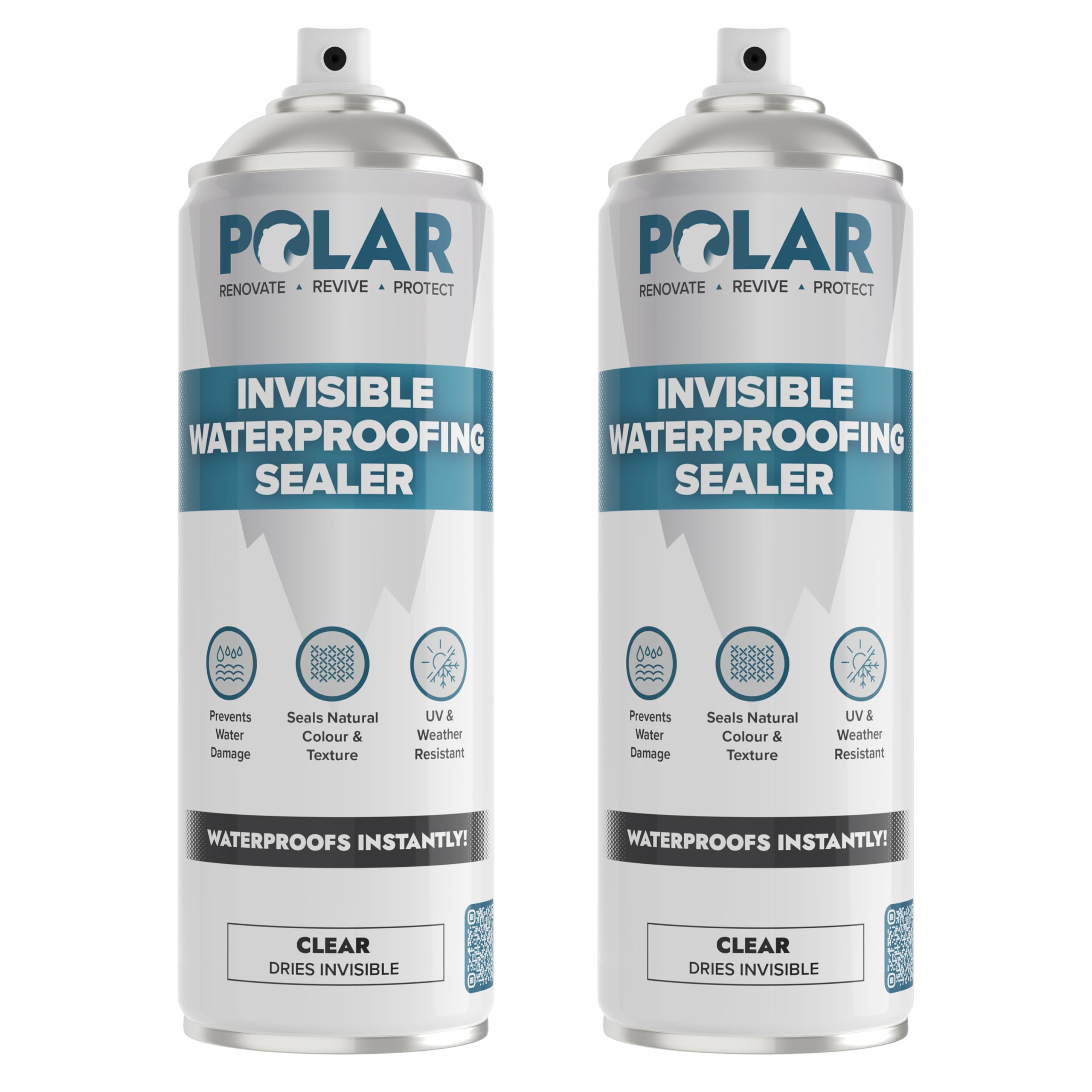 Polar Invisible Waterproof Sealer Clear bottle ready for fabric and surface protection