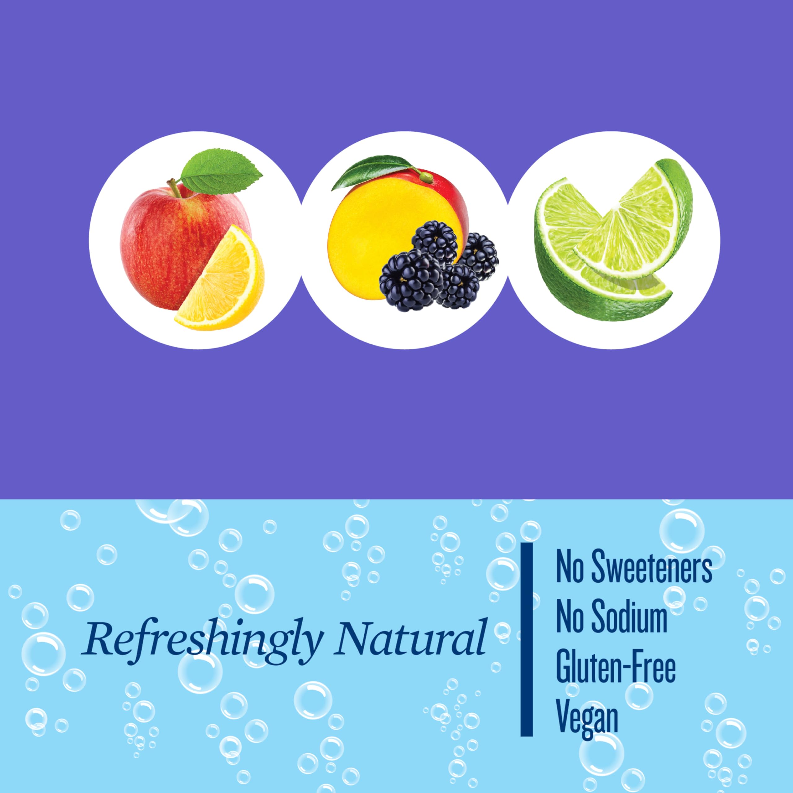 Polar Seltzer Blackberry Mango can provides bold fruit aroma and crisp finish.