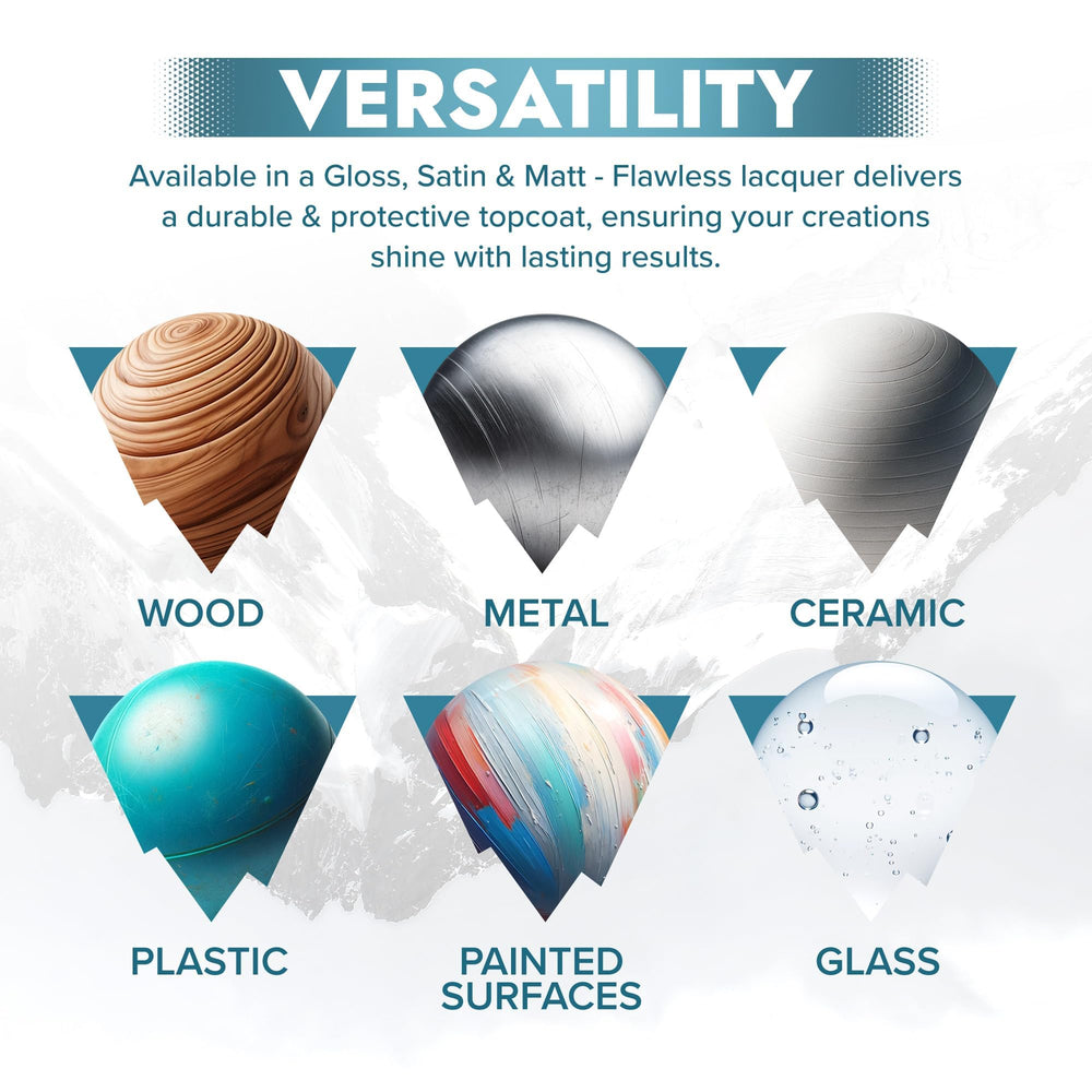 Polar Clear Lacquer Spray on metal surface demonstrates scratch resistance and durability