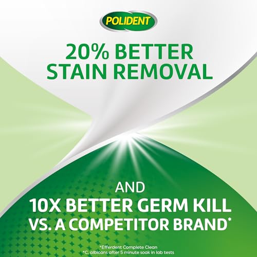 Polident night guard cleanses while you sleep