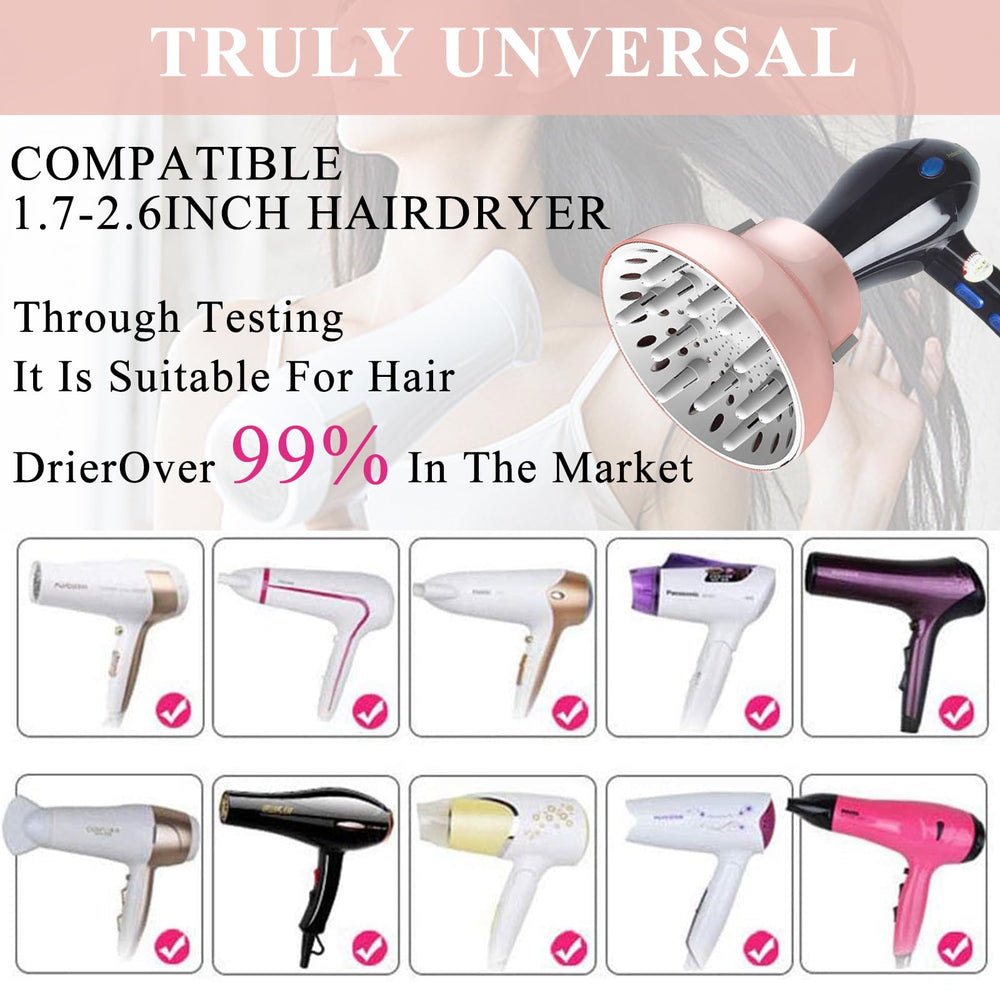 Polly Online diffuser helps reduce frizz and enhance defined curls.