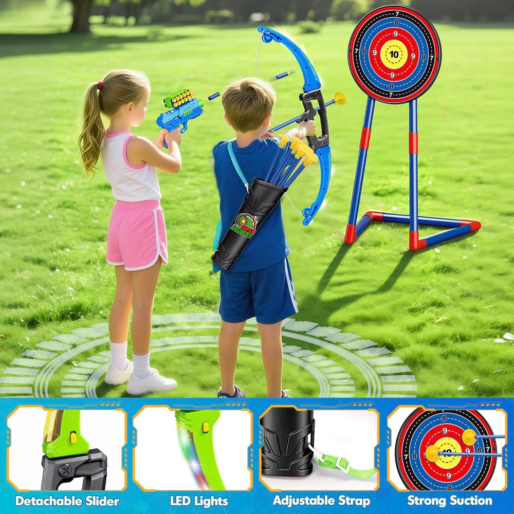 Polokping adjustable shoulder quiver keeps arrows within easy reach.