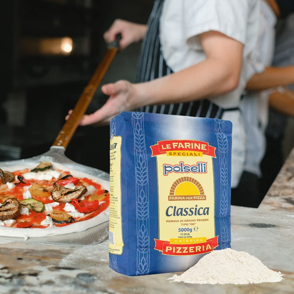 Polselli Classica 00 flour used for bread dough and bake.