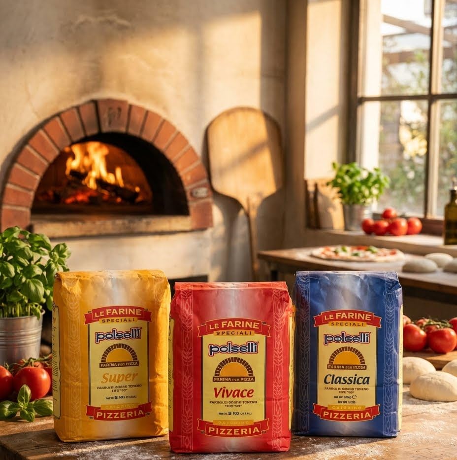 Polselli Classica 00 flour with 365-day shelf life.