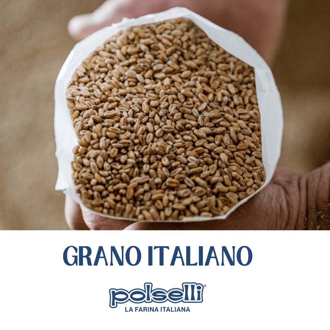 POLSELLI Tipo 00 flour dough for pizza with crisp, chewy crust