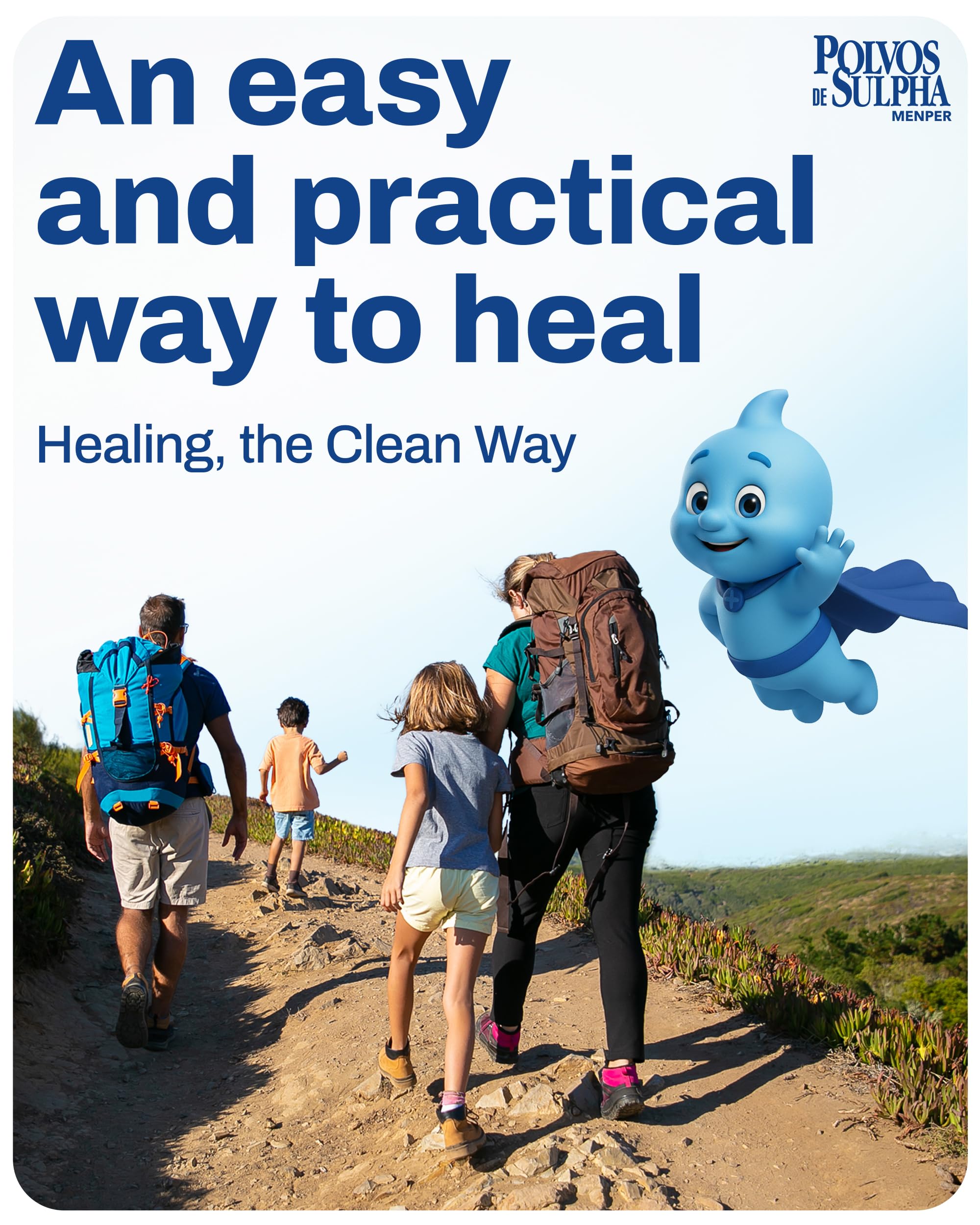 POLVOS DE SULPHA MENPER everyday wound care supports quick, comfortable care after minor injuries.