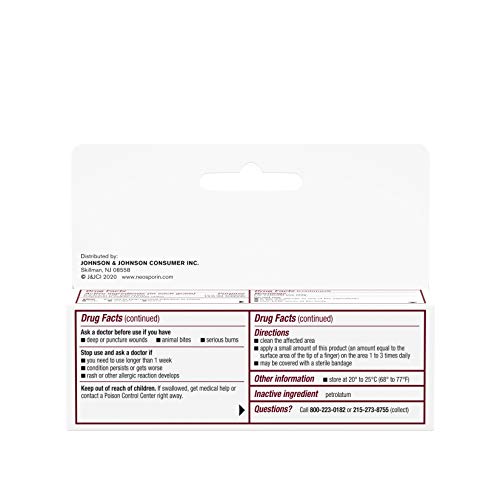 Dermatologist-recommended Polysporin ointment displayed on shelf.
