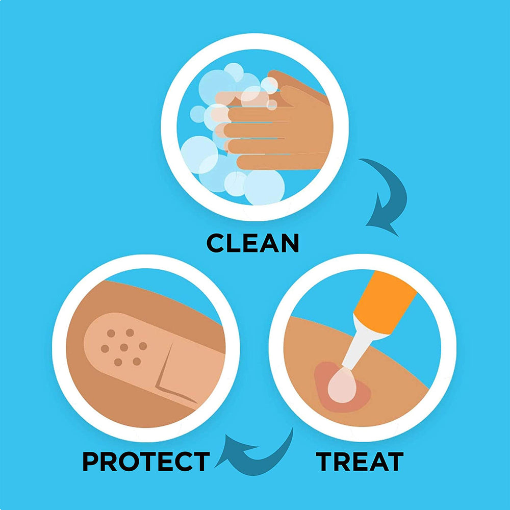 Polysporin travel-size ointment tube ideal for on-the-go care.