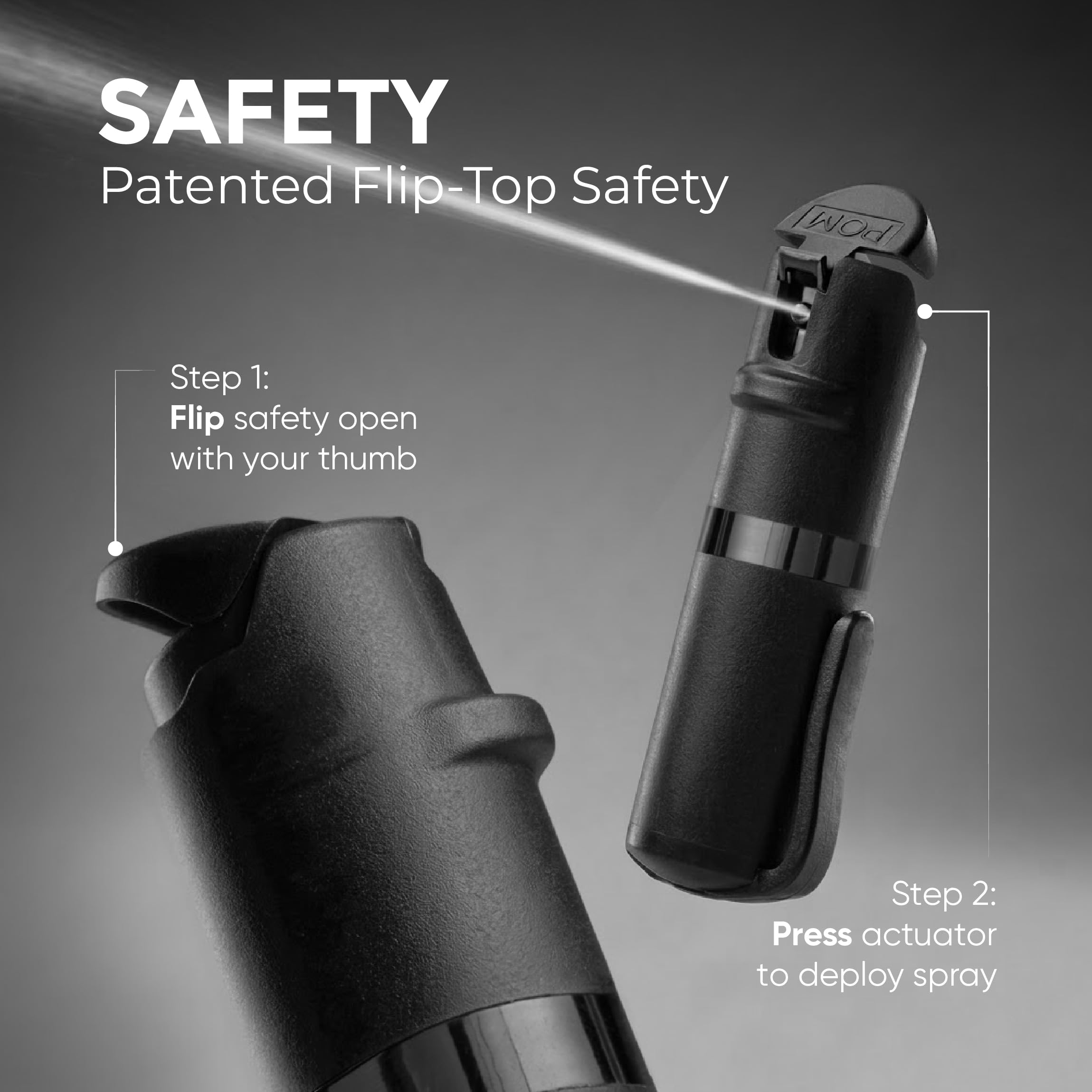 POM 24-burst capacity supports longer spray opportunities.