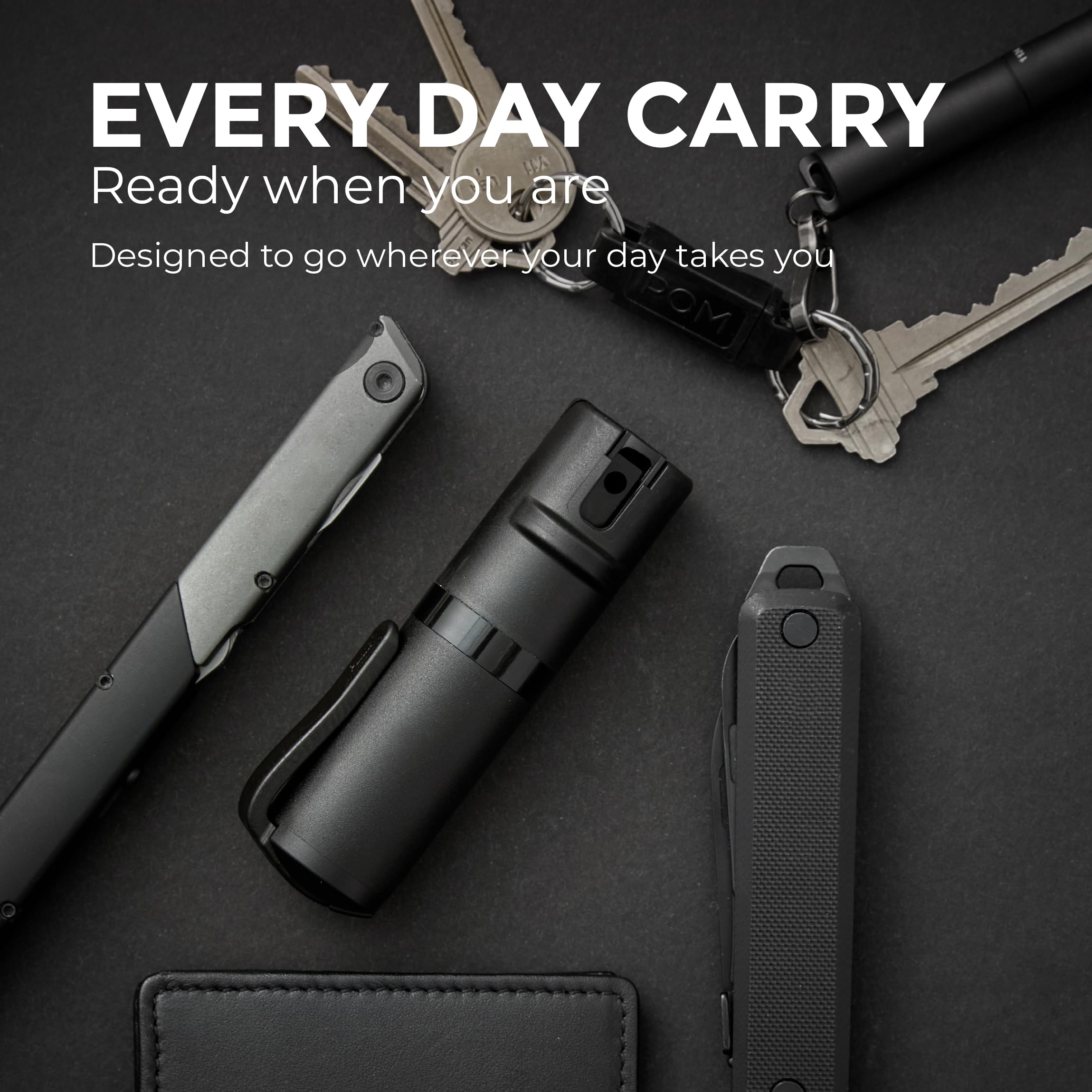 POM Quick Flip-Top Safety enables fast, safe deployment in emergencies.