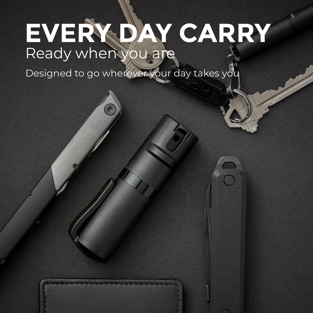 POM Quick Flip-Top Safety enables fast, safe deployment in emergencies.