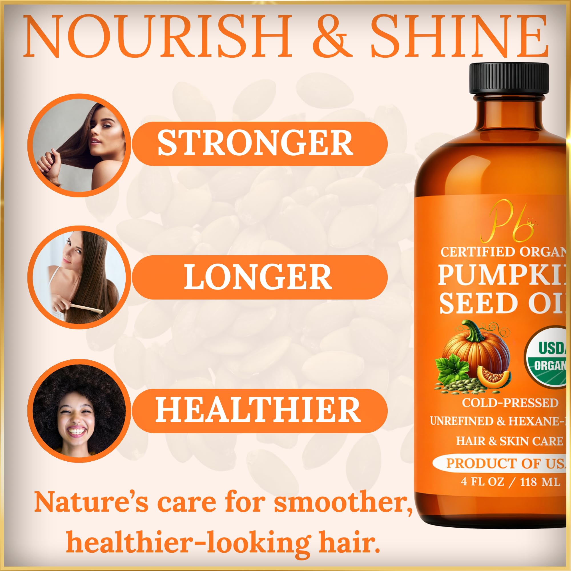 Pomberries bathroom glow scene with pumpkin seed oil