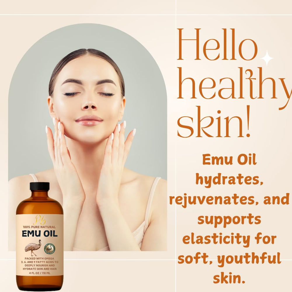 Pomberries Emu Oil absorbs quickly without a greasy finish.