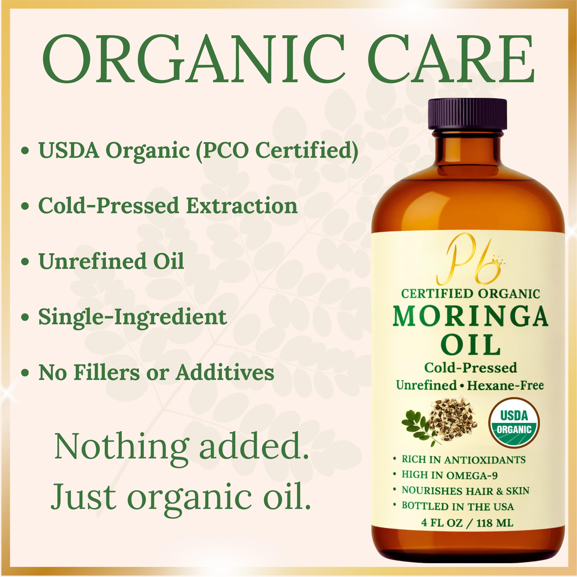 Pomberries Moringa Oil face application demonstrating lightweight moisture