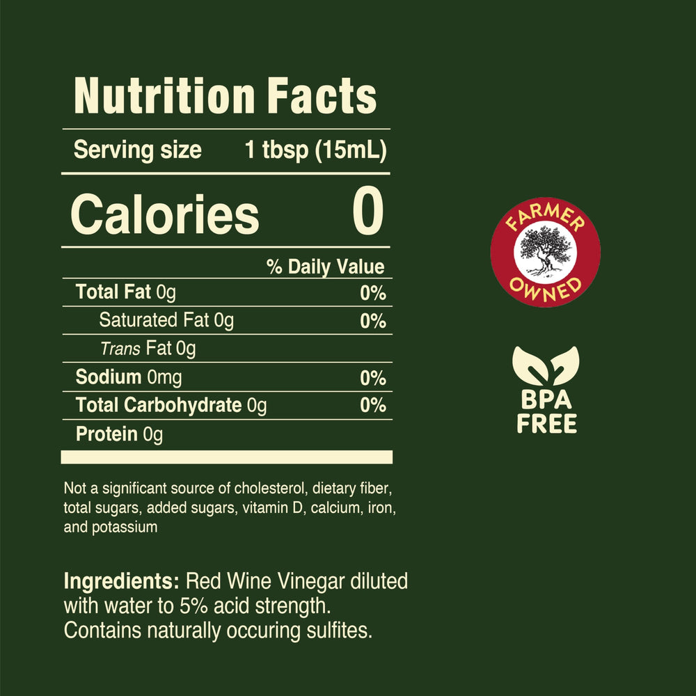 Pouring Pompeian Red Wine Vinegar highlights its tangy, versatile use.