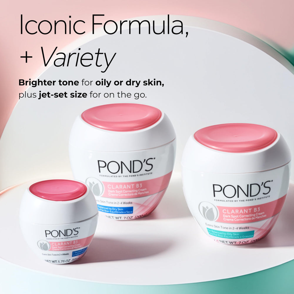 POND'S Clarant B3 on bathroom shelf in skincare routine