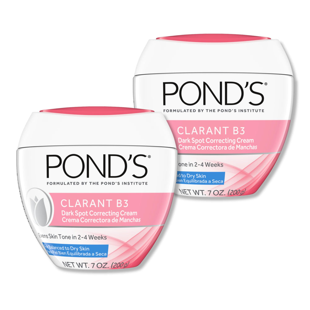 POND'S Clarant B3 cream jar on shelf showing rich hydration