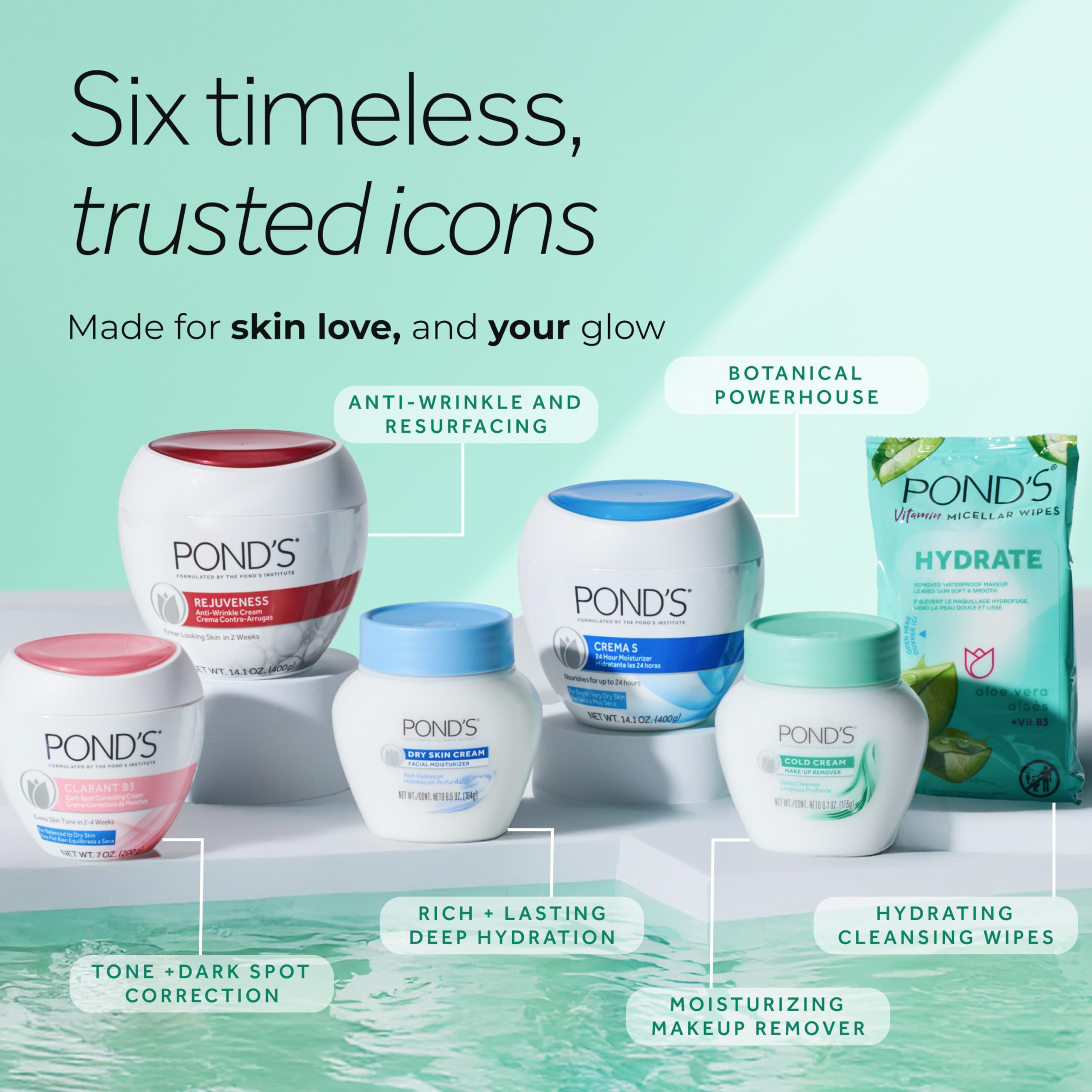 POND'S Clarant B3 two-pack display highlighting value