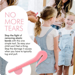 Pony Pick pain-free elastic remover reduces tugging and pulling