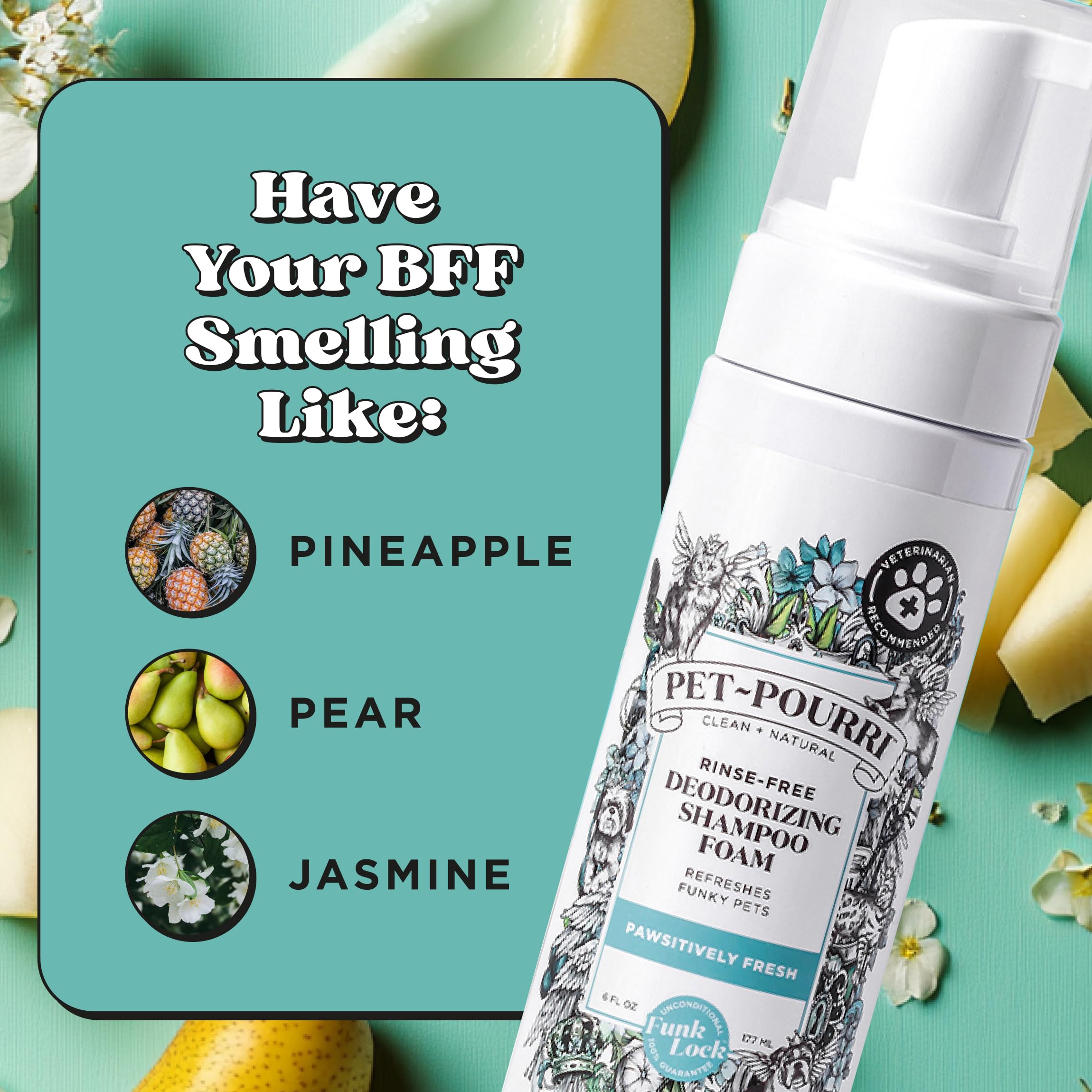 Poo-Pourri Funk Lock guarantee seal ensuring satisfaction